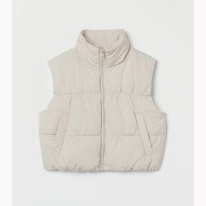 H&M Cropped Puffer Vest